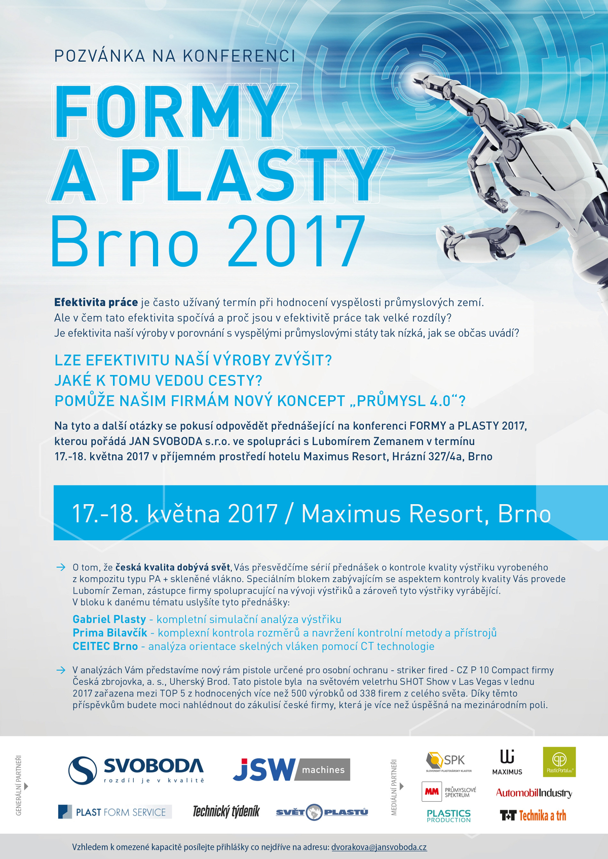 FORMY a PLASTY Brno 2017
