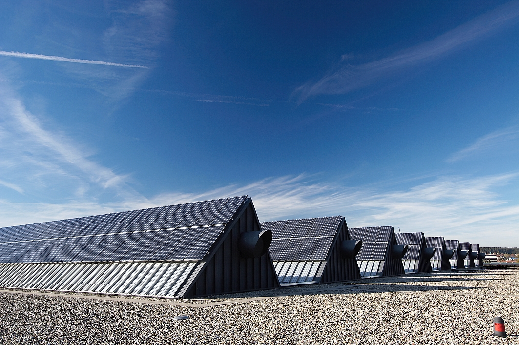 Fotovoltaická elektrárna spolenosti Arburg