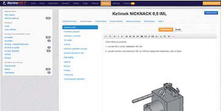 MachineLOG IT - technick&eacute; &uacute;daje, zapojenie a parametre