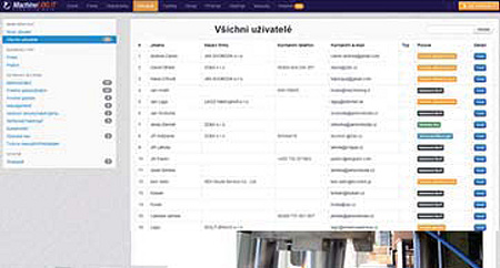MachineLOG IT - povolen&iacute; už&iacute;vatelia