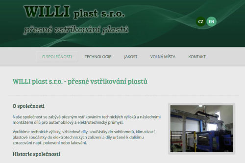 Nový web WILLI Plast s.r.o. Nový web WILLI Plast s.r.o.