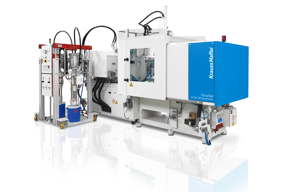 V rámci programu SilcoSet nabízí KraussMaffei svým zákazníkům hydraulické, elektrické a hybridní stroje V rámci programu SilcoSet nabízí KraussMaffei svým zákazníkům hydraulické, elektrické a hybridní stroje