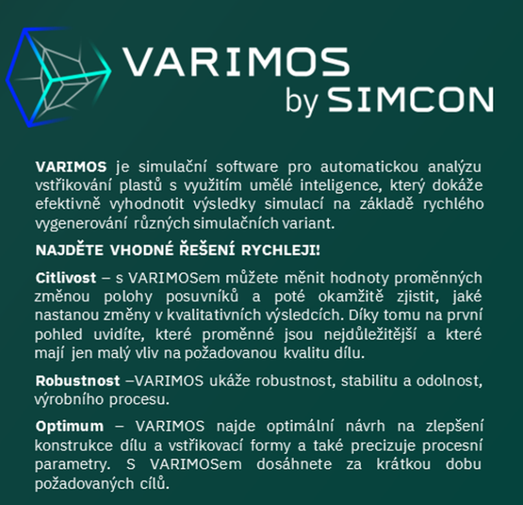 Plasty Gabriel s.r.o. - analýza vstrekovania plastov, Cadmould, VARIMOS Plasty Gabriel s.r.o. - analýza vstrekovania plastov, Cadmould, VARIMOS