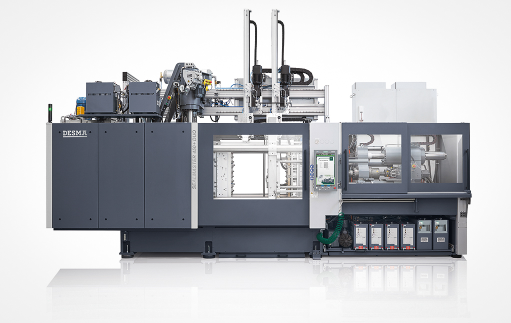 DESMA SEALMASTER 450+ DUO s 2 vstrekovacími jednotkami 