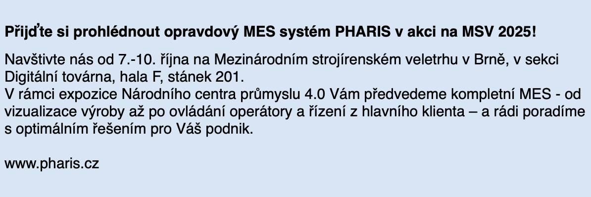 PHARIS na MSV 2025 v Brne 