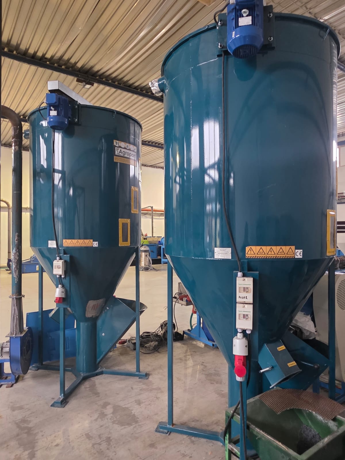 Míchačka sypkých materiálu MS-1,2-Agropart