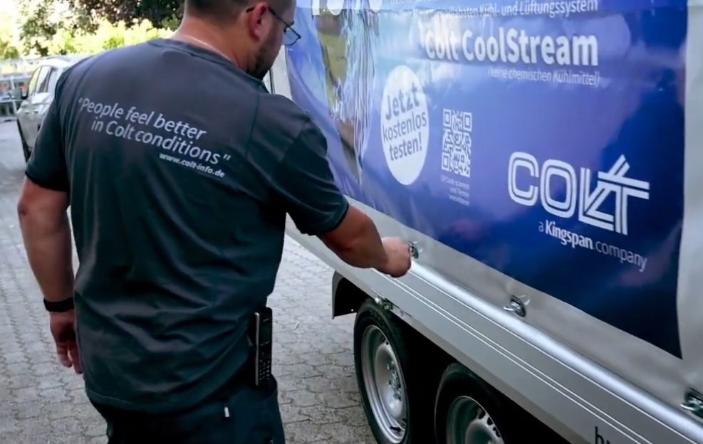 Colt International: Adiabatický chladič CoolStream, který přijede až k Vám – CoolStream on Tour