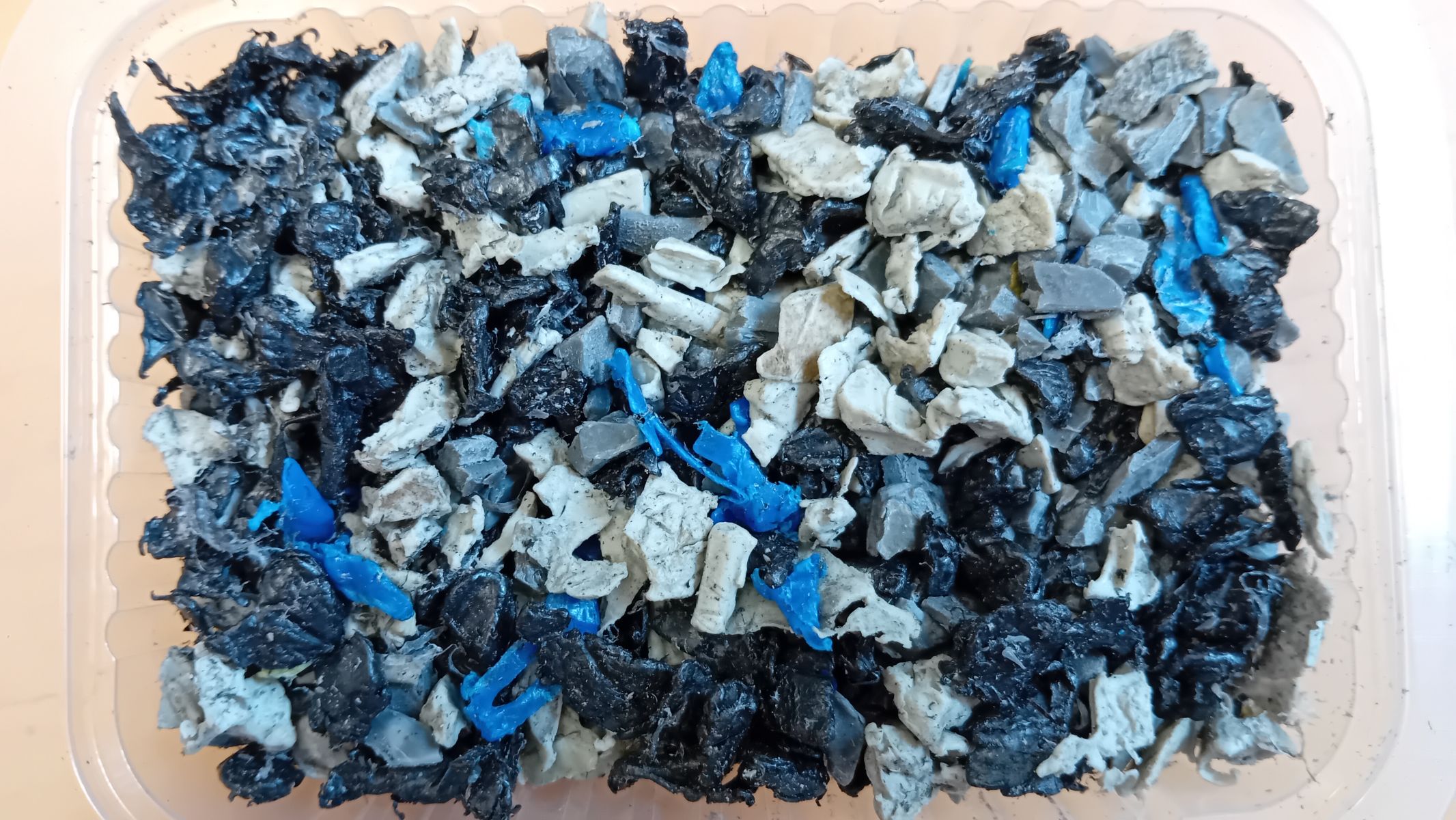 HDPE regrind mix