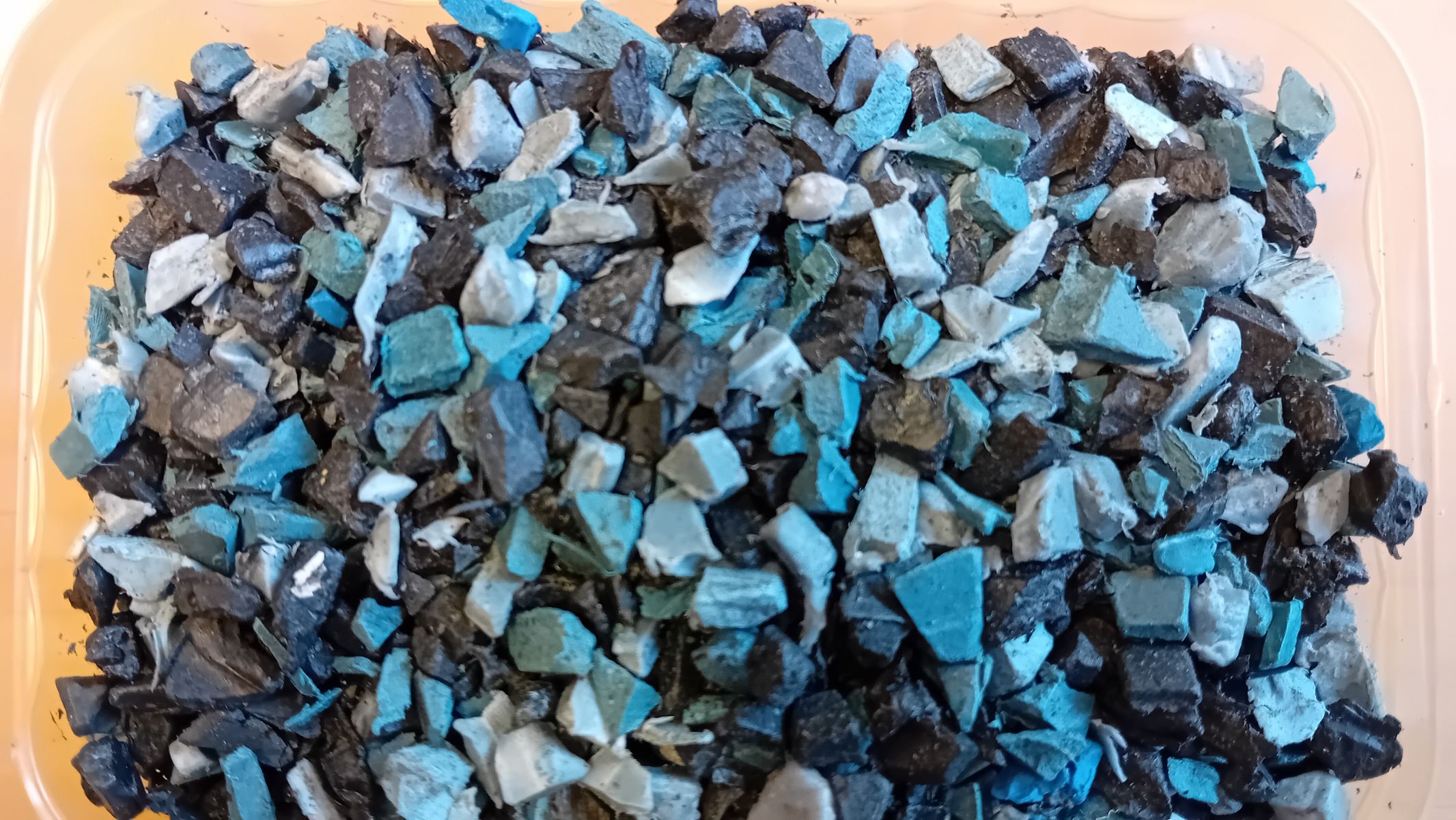 HDPE regrind mix