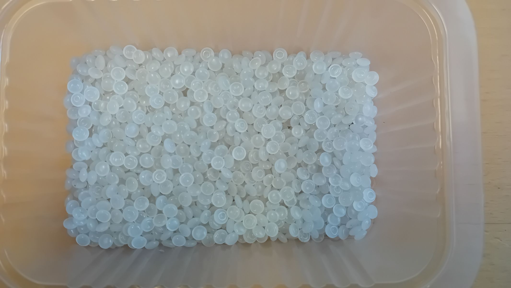 LDPE regranulate transparent