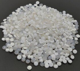 HDPE regranulát - natur/bílá