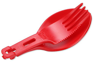 Skládací plastový příbor Primus Folding Špork-tip na dovolenou s batohem
