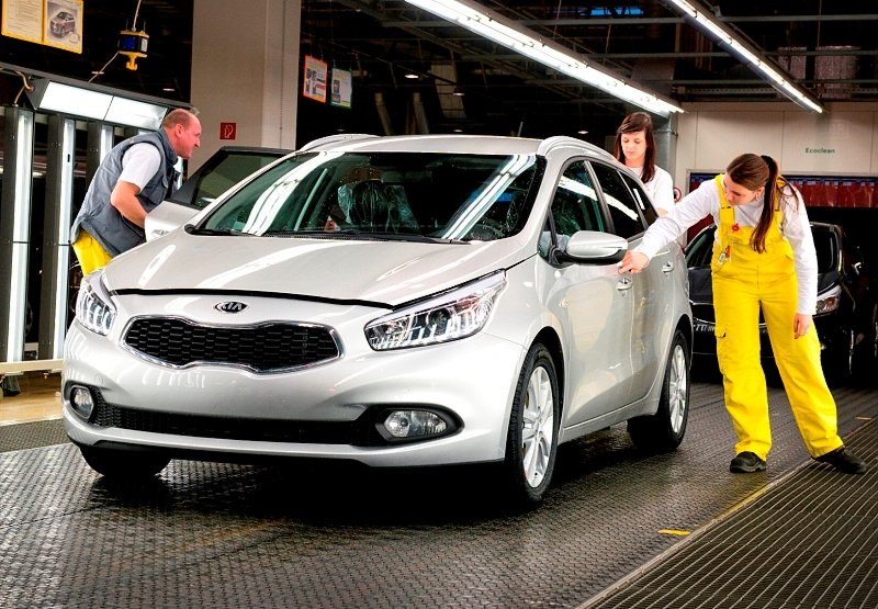 Kia Motors Slovakia dosáhla v roce 2012 tržby ve výši 3,919 miliardy EUR