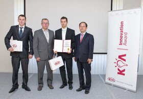 Víťazom 5. ročníka Kia Innovation Award sa stal projekt terénneho pásového minivozidla s elektrickým pohonom