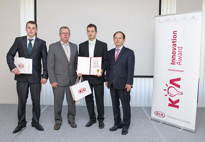 Vítězem 5. ročníku Kia Innovation Award se stal projekt terénního pásového minivozu s elektrickým pohonem