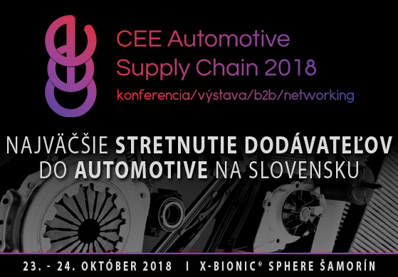 Druhý ročník mezinárodního fóra dodavatelů automobilového průmyslu se bude konat v říjnu v Šamoríně