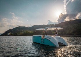 SOLLINER fotovoltaický katamarán od firmy Green Boats Slovakia