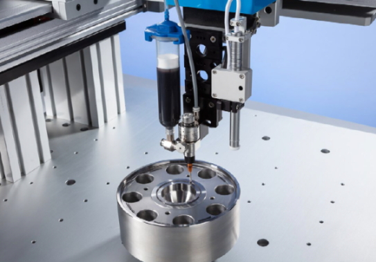 Gantry Fluid Dispensing Robot with Vision from Nordson EFD