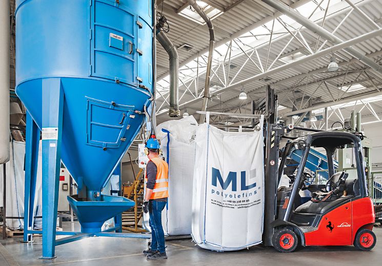 Společnost ML Polyolefins představuje GRAYFIN PPH30 – tmavě šedý recyklovaný polymer
