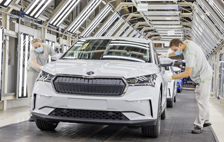 ŠKODA AUTO zahajuje v hlavním závodě v Mladé Boleslavi sériovou výrobu modelu ENYAQ iV