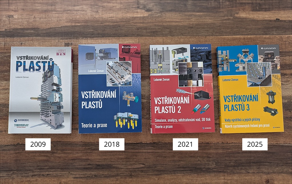Ing. Lubomír Zeman – Významný autor plastikářského průmyslu vydává svou čtvrtou odbornou publikaci Vstřikování plastů 3