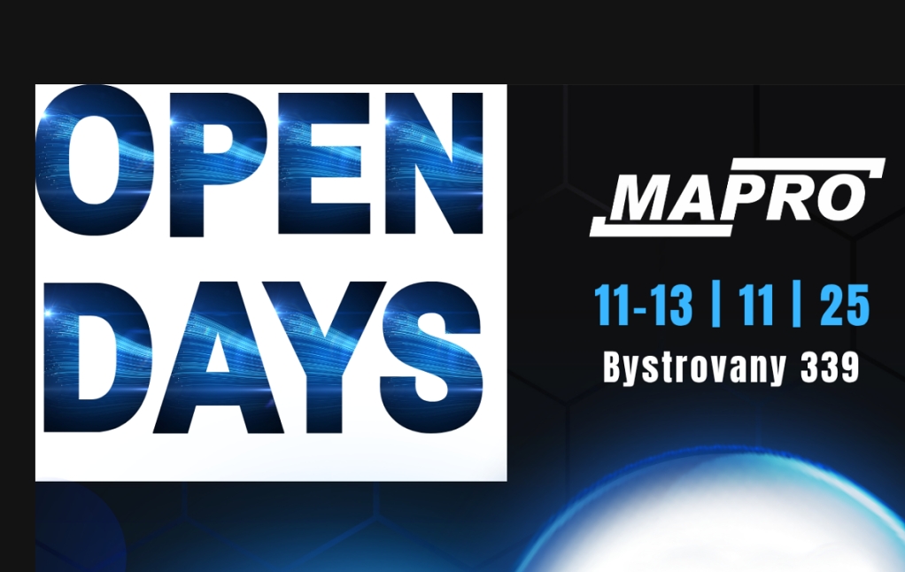 OPEN DAYS MAPRO 2025 – zažijte automatizaci výroby v praxi