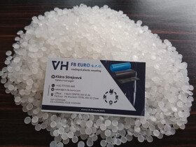 Predám: Transparentný PE regranulát – vysoká kvalita